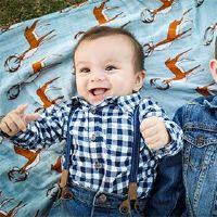 2022年2月,老虎男性宝贝宝贝洛桑瑞和风暴