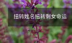 如何通过改变姓名来改变剩女命运