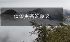 探讨更名的意义及其对个人或组织的潜在影响