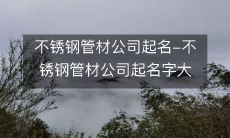 一份详尽的不锈钢管材公司命名清单:大量收录不锈钢管材公司取名灵感,助你轻松定名!