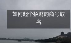 如何选取一个有招财作用的商号名称,让您的企业蒸蒸日上并吸引大量客户?