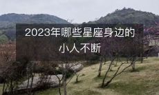 出没?探寻2023年哪些星座会遭遇小人挑拨破坏?