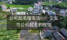 全面指导:如何起好一个适合企业与公司的名字?企业与公司起名的规则大揭秘!