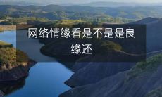 是短暂的一时热度?──探讨在线约会中真实的爱情可能性