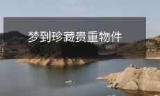 晚上做了个梦,梦到自己珍藏了一些价值连城的物品