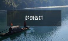 当晚的美食探险之旅:我在梦中品尝酥脆香甜的酱饼