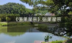 《承袭宇宙能量的神秘力量——张果星宗二》