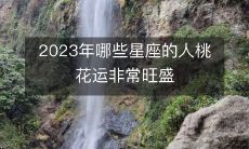 探讨2023年哪些星座的人能够拥有异常旺盛的桃花运势