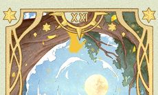 一份详尽的大阿尔克那21世界牌面解析,包含精美图示