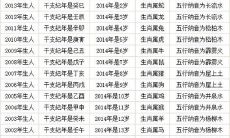 2014年中国汉字虚岁年龄对照表,详细记录了各年龄段的虚岁对应,以及在汉字文化中的文化内涵和价值观