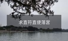 寻找直符直使降临落宫的方法