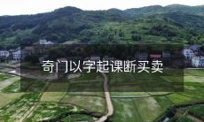 以奇门字课为断点的买卖技巧