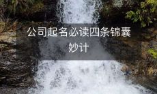 四条妙计,助力公司起名,必读!