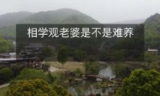 在婚姻中,相学的影响究竟有多大?老婆是否难以养活,取决于许多因素,包括相学因素