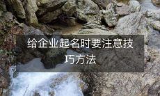 起名企业时需要掌握的有效技巧和方法:重要的要点指南