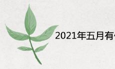 2021年五月有什么节日大全