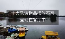 十大忌讳物品摆放不可呈现在客厅中